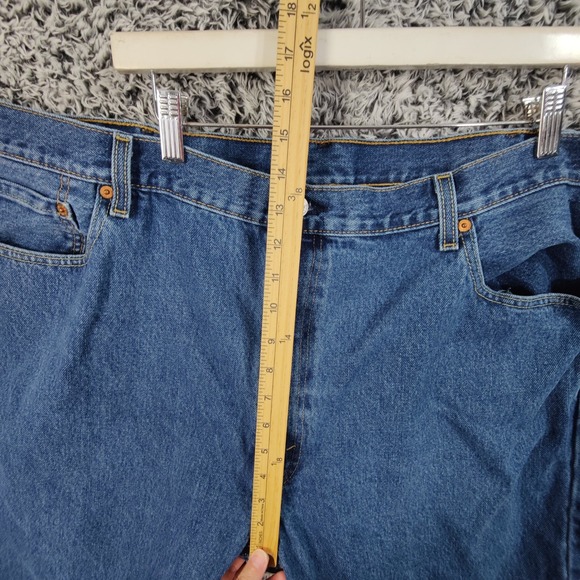 Levi's Mens 90s Normcore 550 Relaxed Fit Jeans 48x32 Blue Medium Wash Denim - Picture 4 of 16